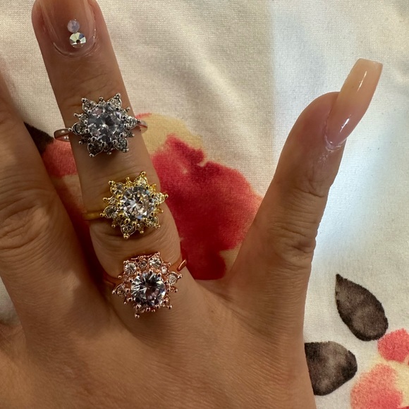 Snowflake Shape Ring - each sold separately - Picture 4 of 8